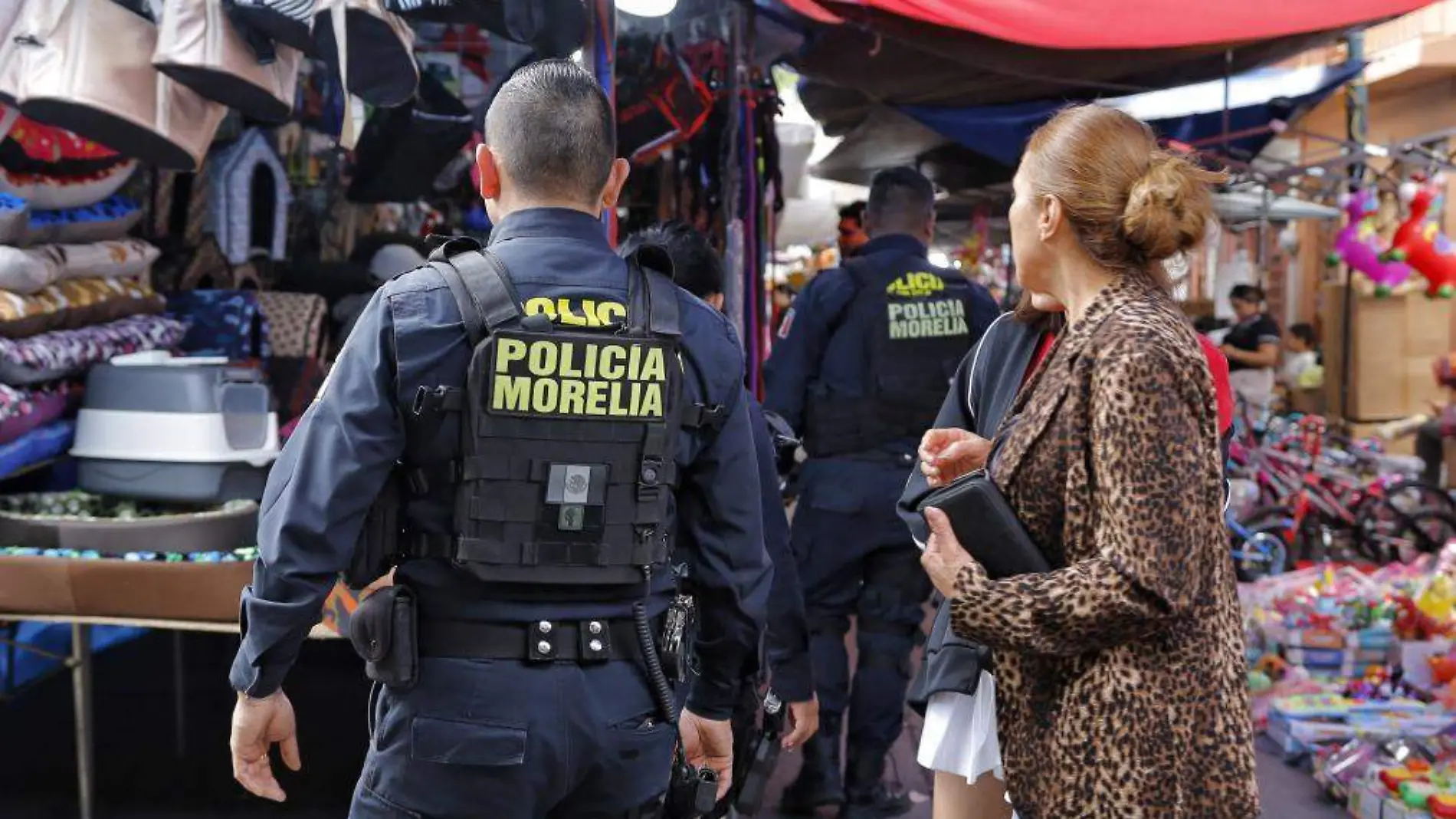 Policía Morelia recorrido en el Audi